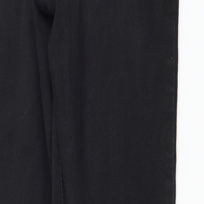 Denim & Co. Womens Black  Denim Skinny Jeans Size 12 L30 in