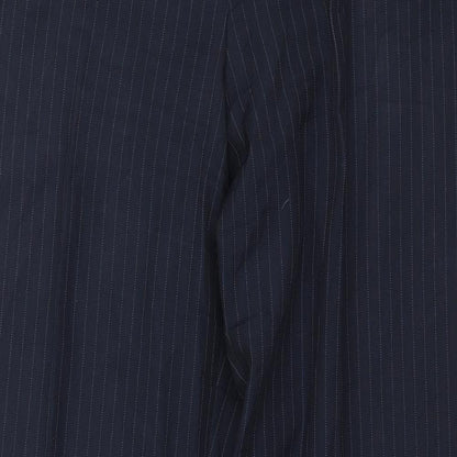 Womens UK Size 14 Marks and Spencer Regular Fit  Blue Trousers