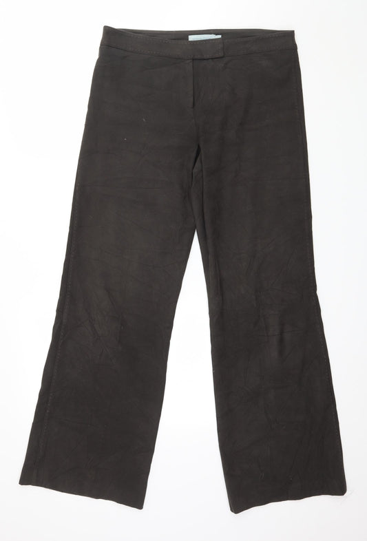 Womens UK Size 12 Atmosphere Regular Fit  Brown Trousers
