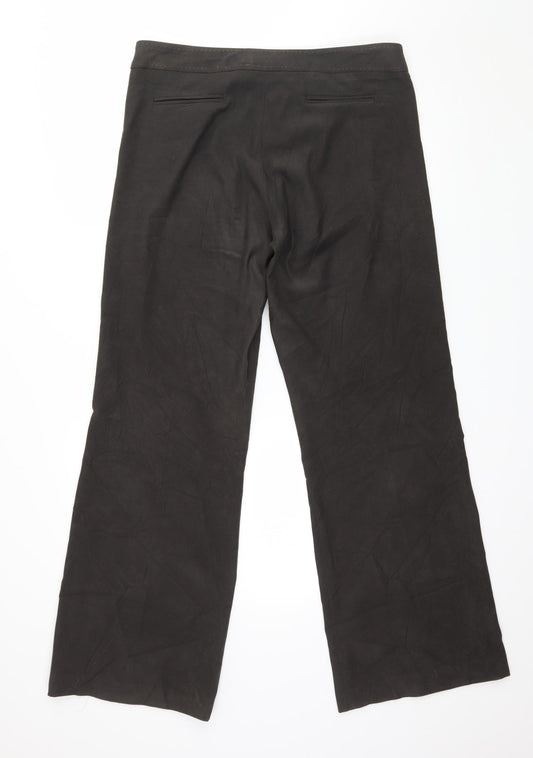 Womens UK Size 12 Atmosphere Regular Fit  Brown Trousers