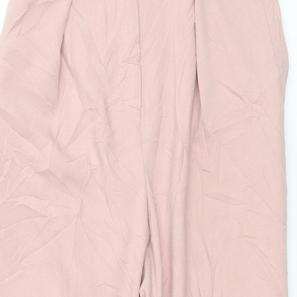 Womens UK Size 10 Topshop Regular Fit  Pink Trousers