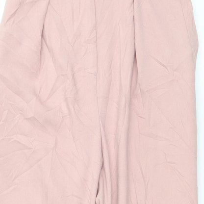 Womens UK Size 10 Topshop Regular Fit  Pink Trousers