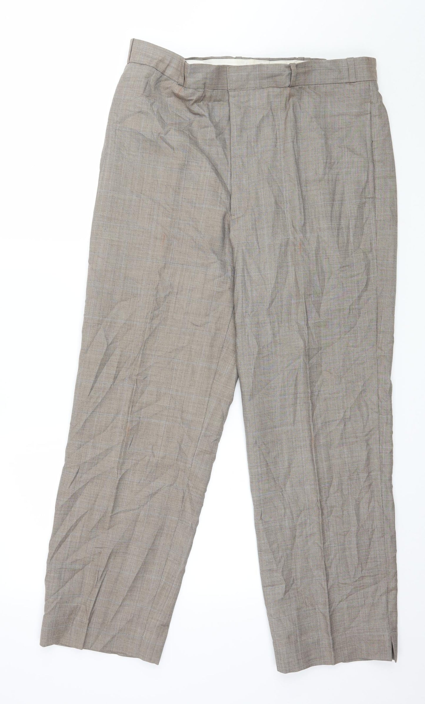 Mens UK Size 36 in COATWALA Regular Fit  Grey Trousers