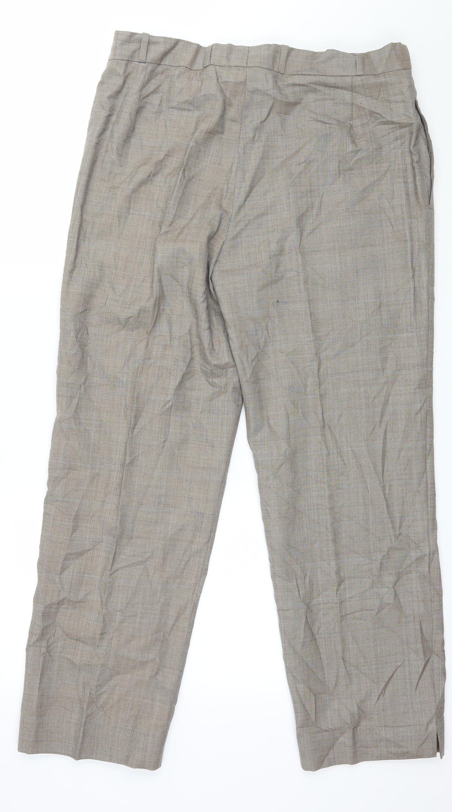 Mens UK Size 36 in COATWALA Regular Fit  Grey Trousers