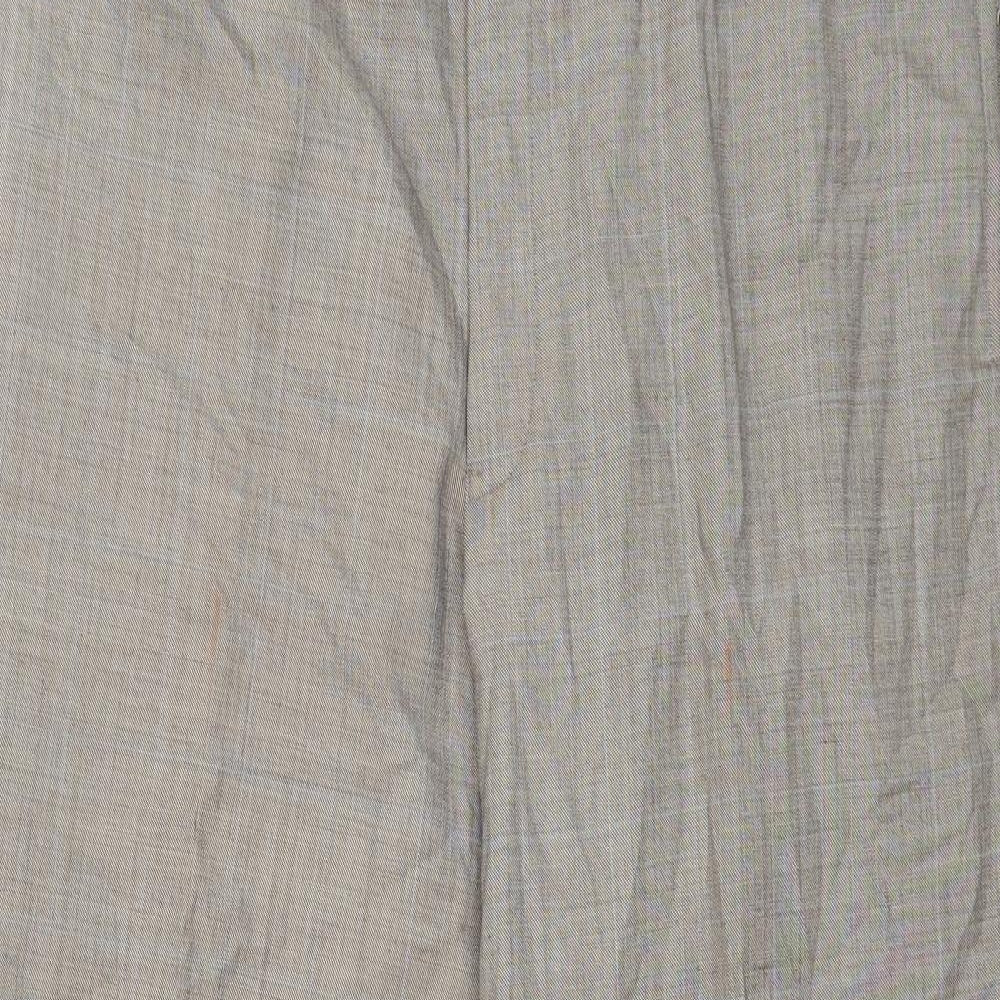 Mens UK Size 36 in COATWALA Regular Fit  Grey Trousers