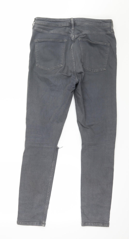 Womens UK Size 32 in Topshop Regular Fit Skinny Grey Jeans
