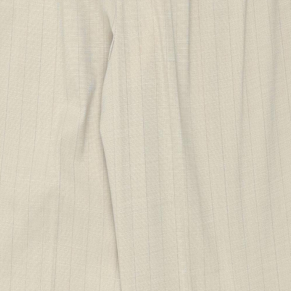 Eugen Klein Womens Beige Striped  Trousers  Size 34 in L29 in