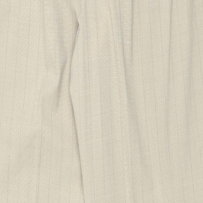 Eugen Klein Womens Beige Striped  Trousers  Size 34 in L29 in