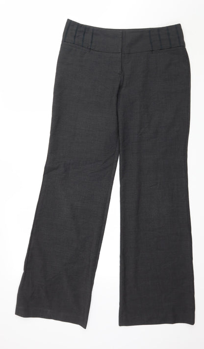 Womens UK Size 34 in NEXT Regular Fit  Grey Trousers