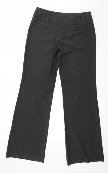 Womens UK Size 34 in NEXT Regular Fit  Grey Trousers