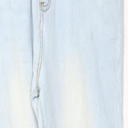 SheIn Womens Blue  Denim Straight Jeans Size XL L27 in