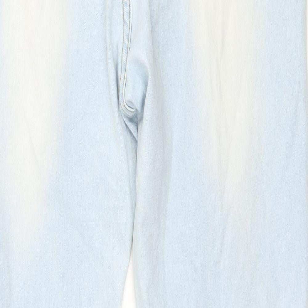 SheIn Womens Blue  Denim Straight Jeans Size XL L27 in