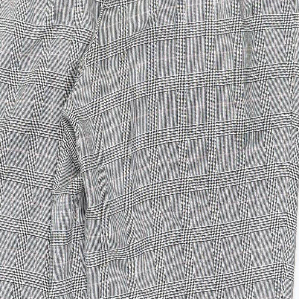 Womens UK Size 14 Marks and Spencer Regular Fit  Grey Trousers