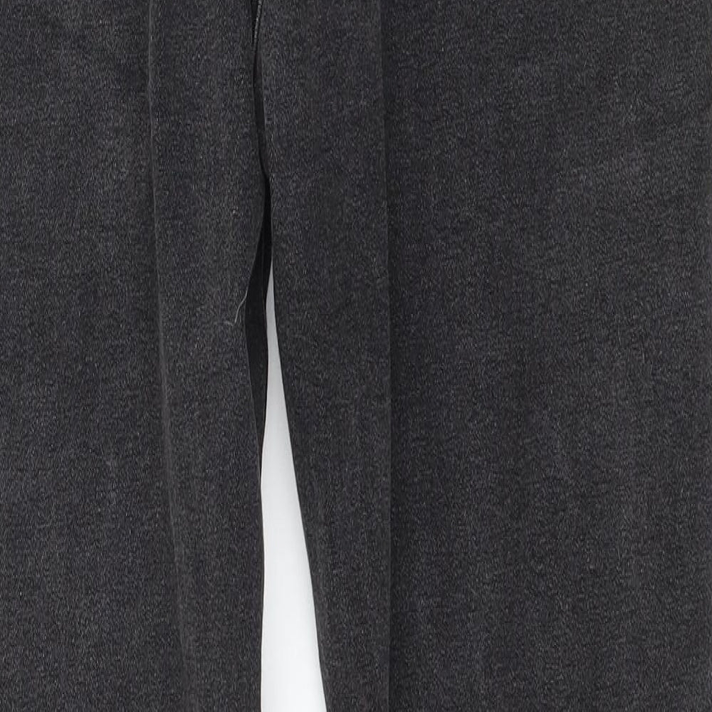 In the Style Womens Grey  Denim Straight Jeans Size 8 L27 in