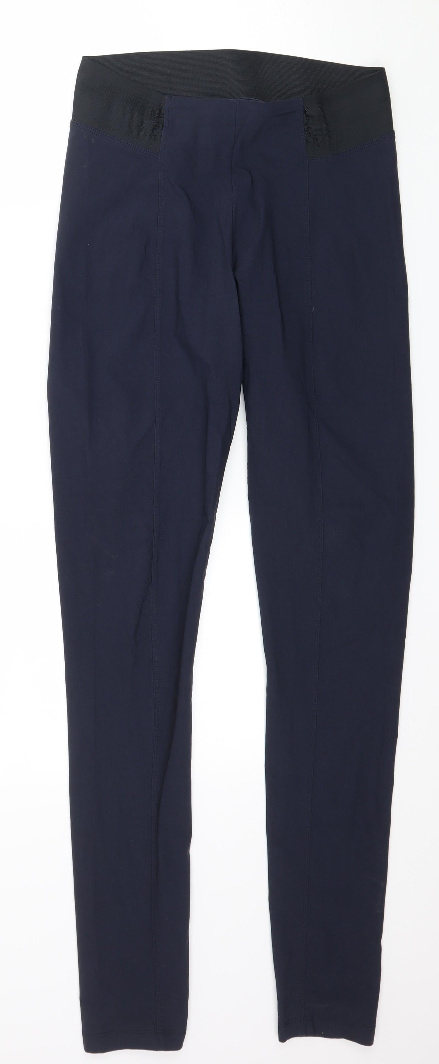 Tezenis Womens Blue  Jersey Capri Leggings Size 28 in L30 in