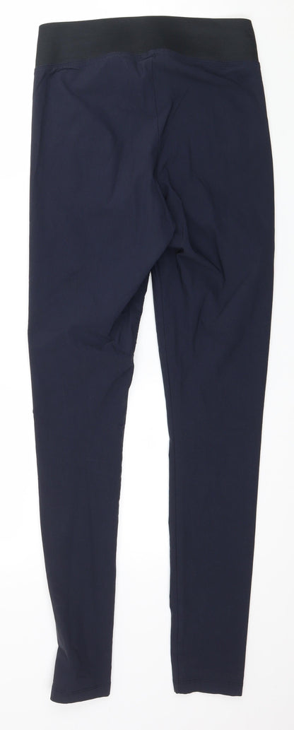 Tezenis Womens Blue  Jersey Capri Leggings Size 28 in L30 in