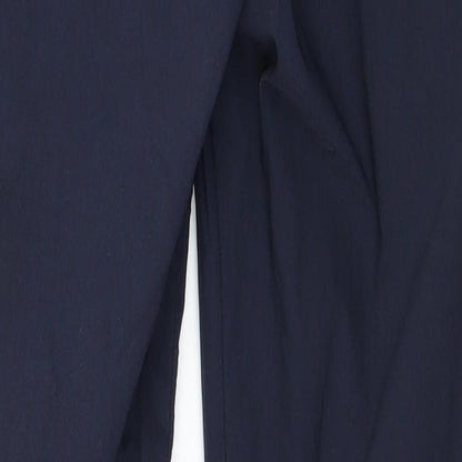 Tezenis Womens Blue  Jersey Capri Leggings Size 28 in L30 in