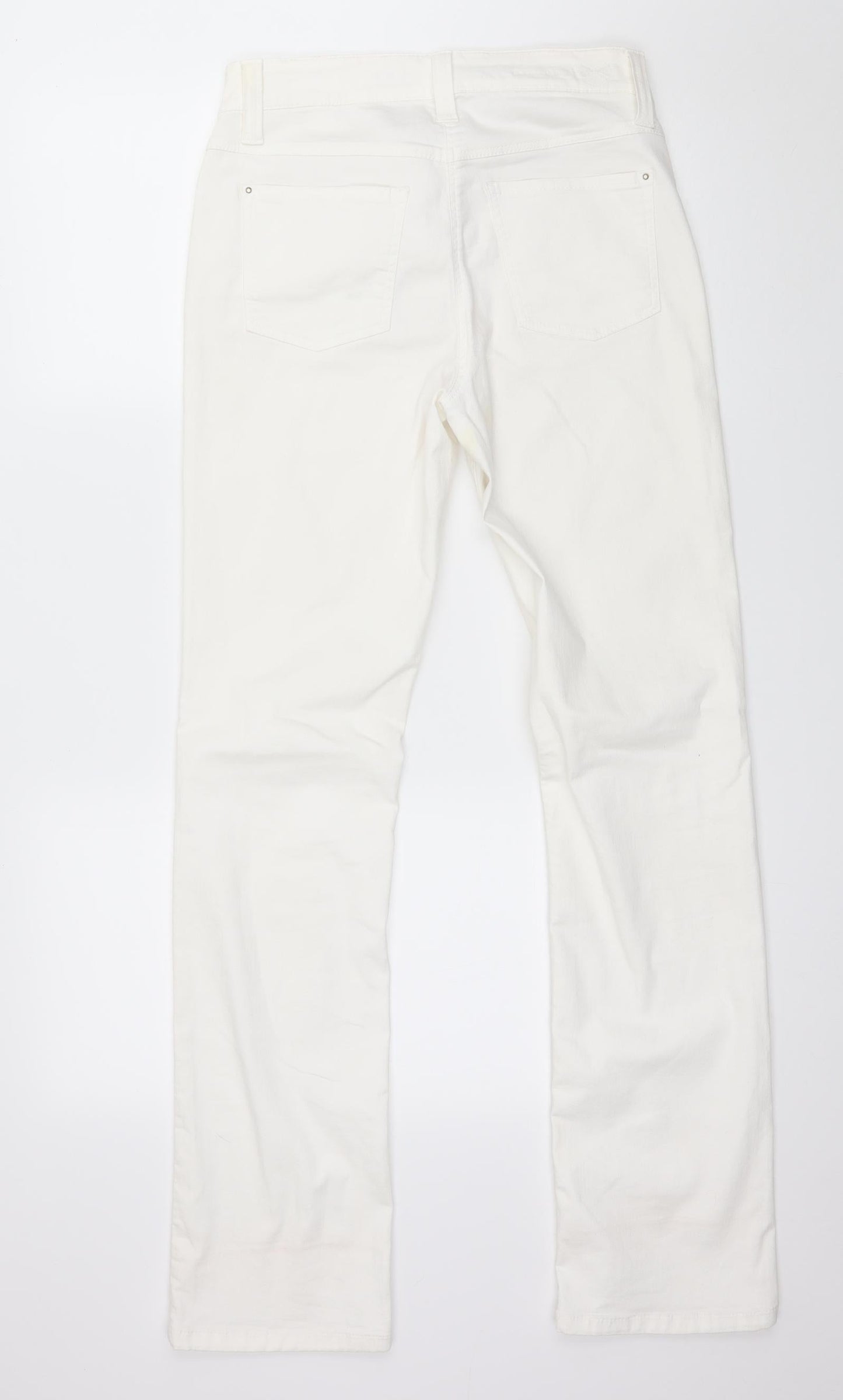 Womens UK Size 30 in Dream Jeans Regular Fit Straight White Jeans