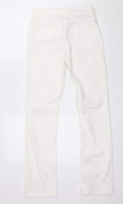 Womens UK Size 30 in Dream Jeans Regular Fit Straight White Jeans