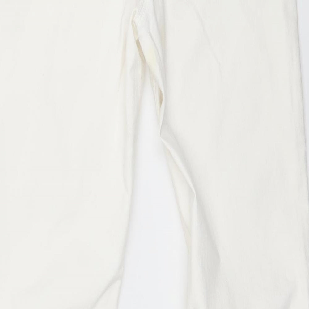 Womens UK Size 30 in Dream Jeans Regular Fit Straight White Jeans