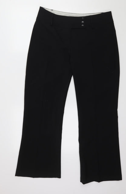 AMARANTO Womens Black   Trousers  Size 14 L28 in