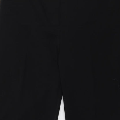 AMARANTO Womens Black   Trousers  Size 14 L28 in
