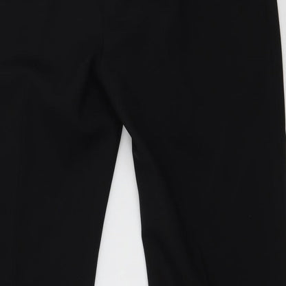 AMARANTO Womens Black   Trousers  Size 14 L28 in