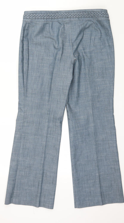 F&F Womens Blue   Trousers  Size 14 L29 in