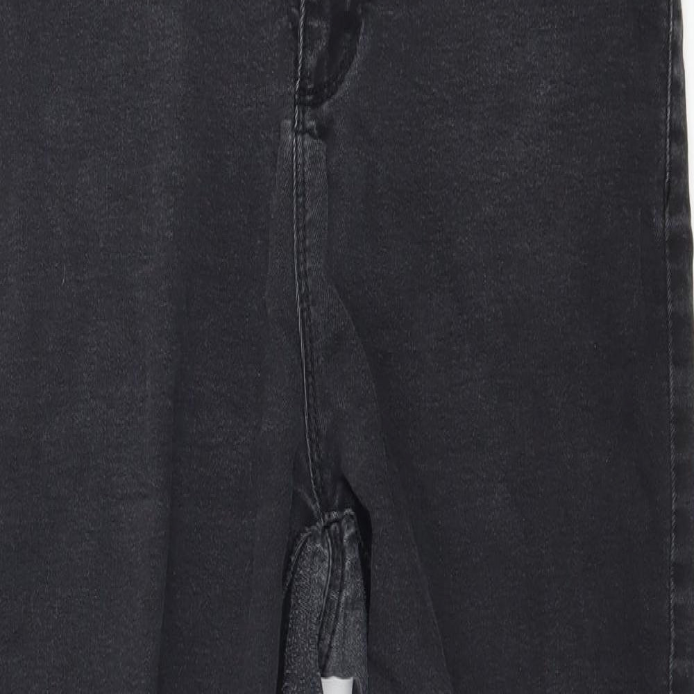 Denim & Co. Womens Grey  Denim Skinny Jeans Size 14 L27 in