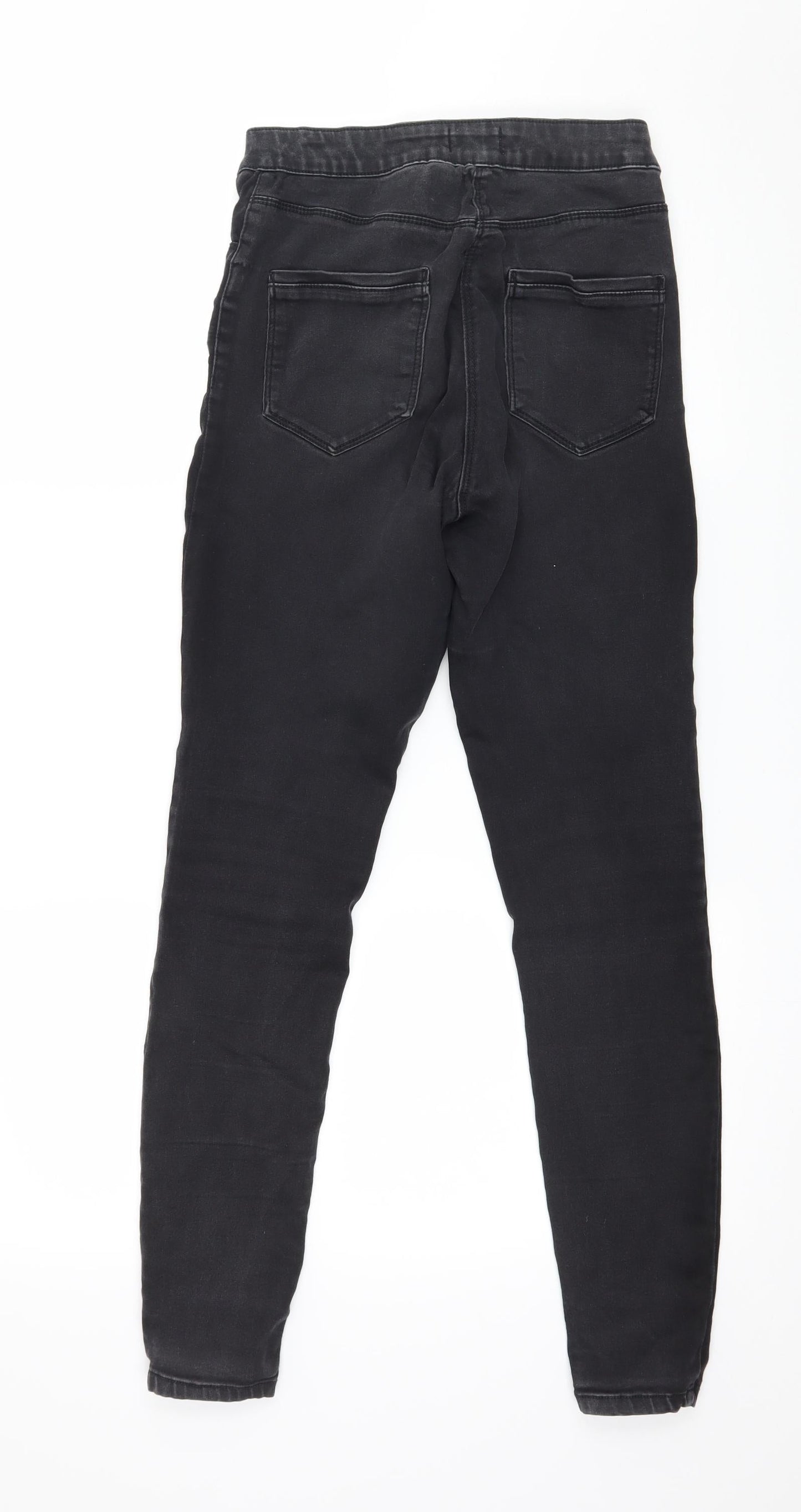 Womens UK Size 10 Papaya Regular Fit Skinny Grey Jeans