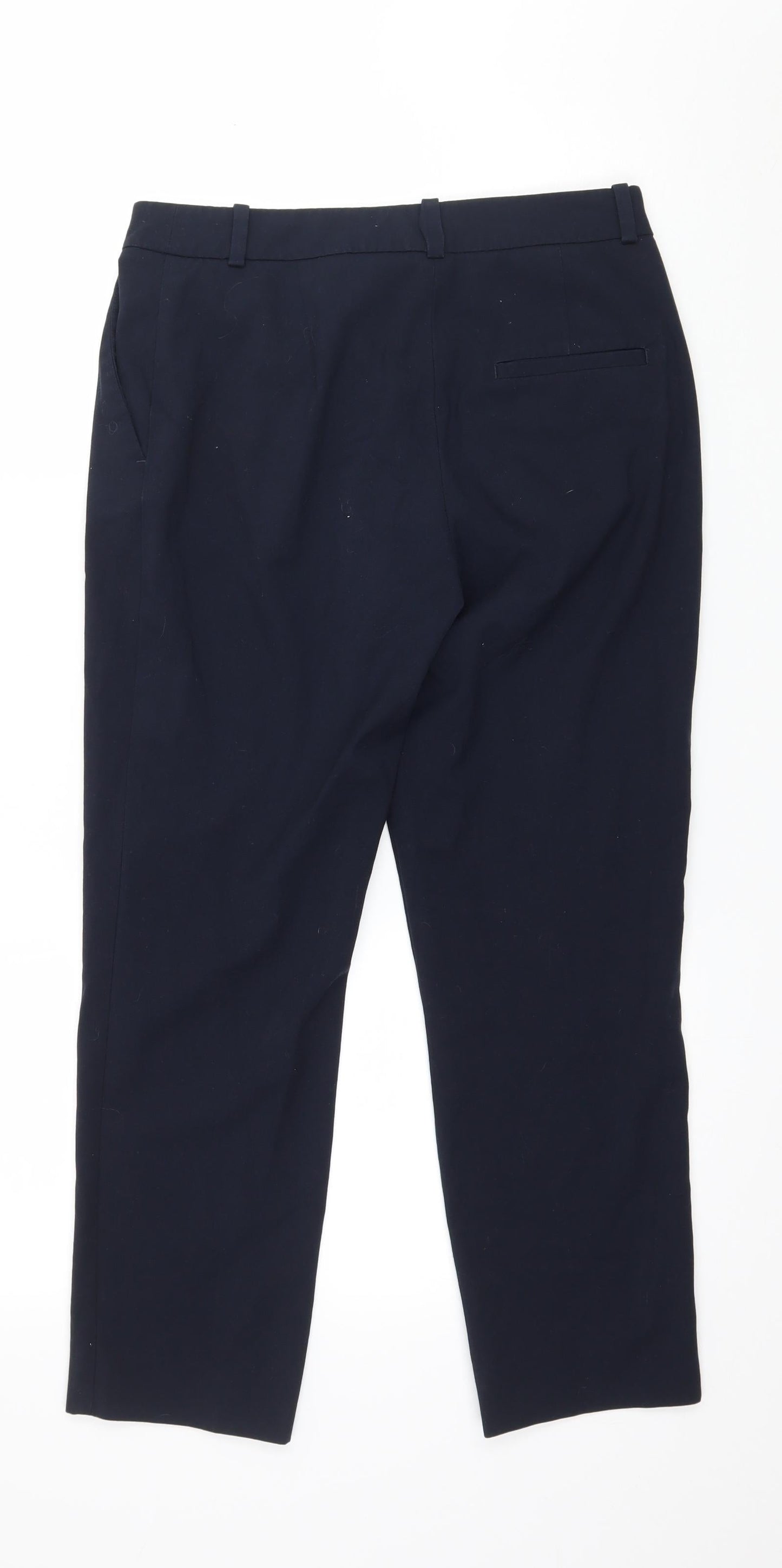 Womens UK Size 6 H&M Regular Fit  Blue Trousers