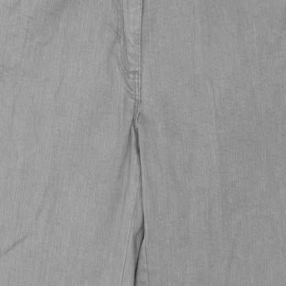 Damart Womens Grey  Denim Straight Jeans Size 10 L25 in