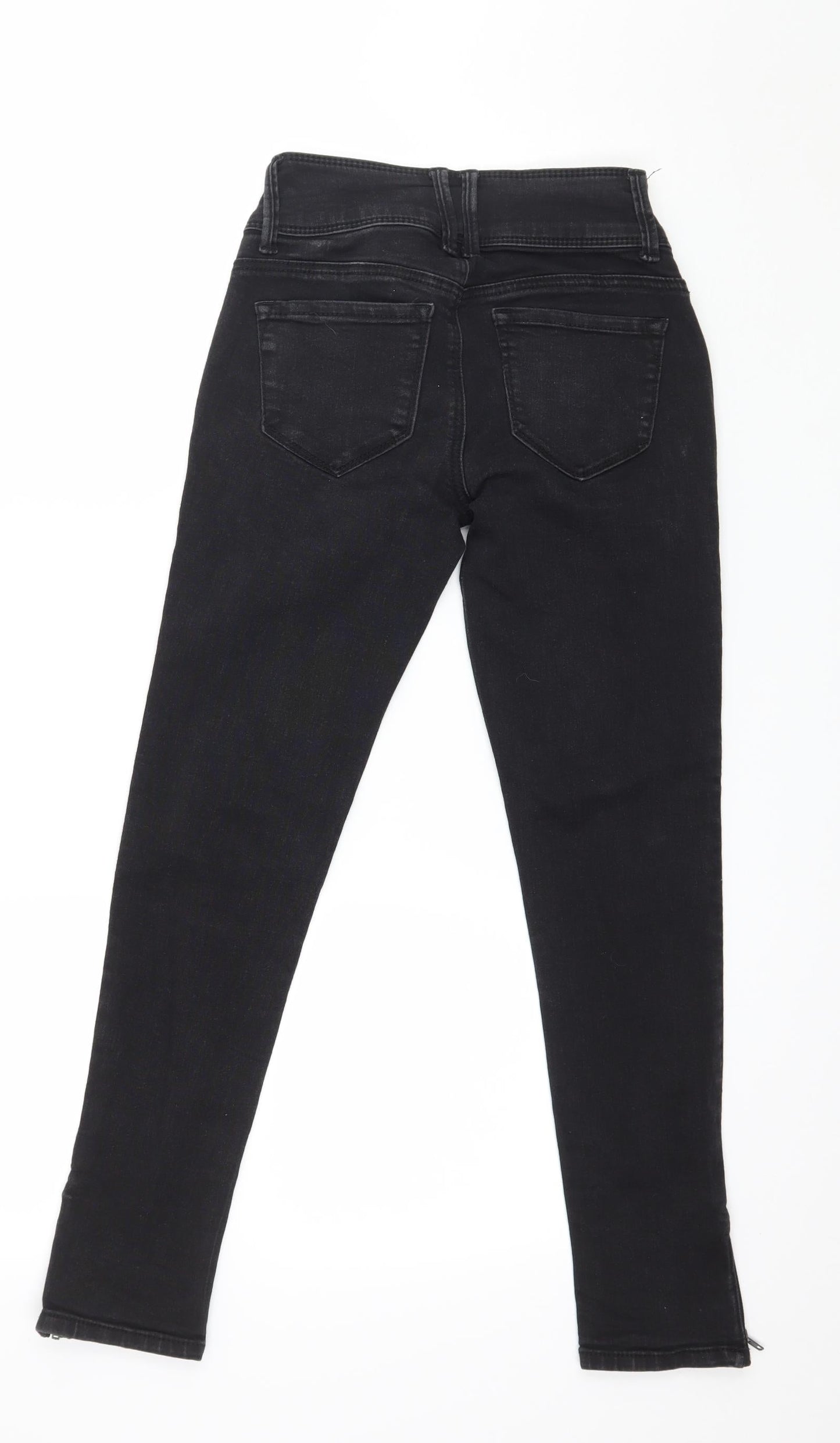 Evermore Womens Black  Denim Skinny Jeans Size 26 in L26 in