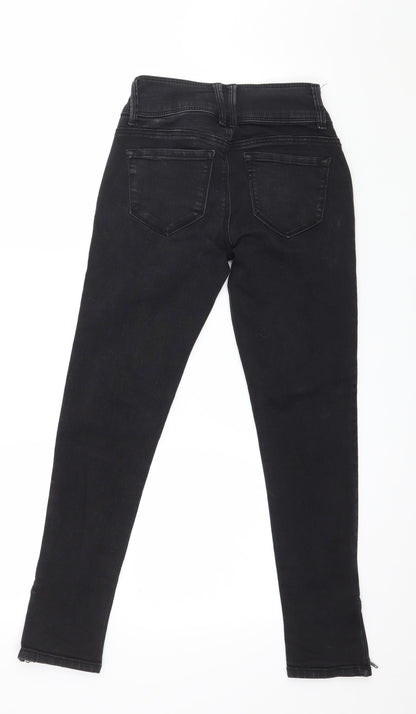 Evermore Womens Black  Denim Skinny Jeans Size 26 in L26 in