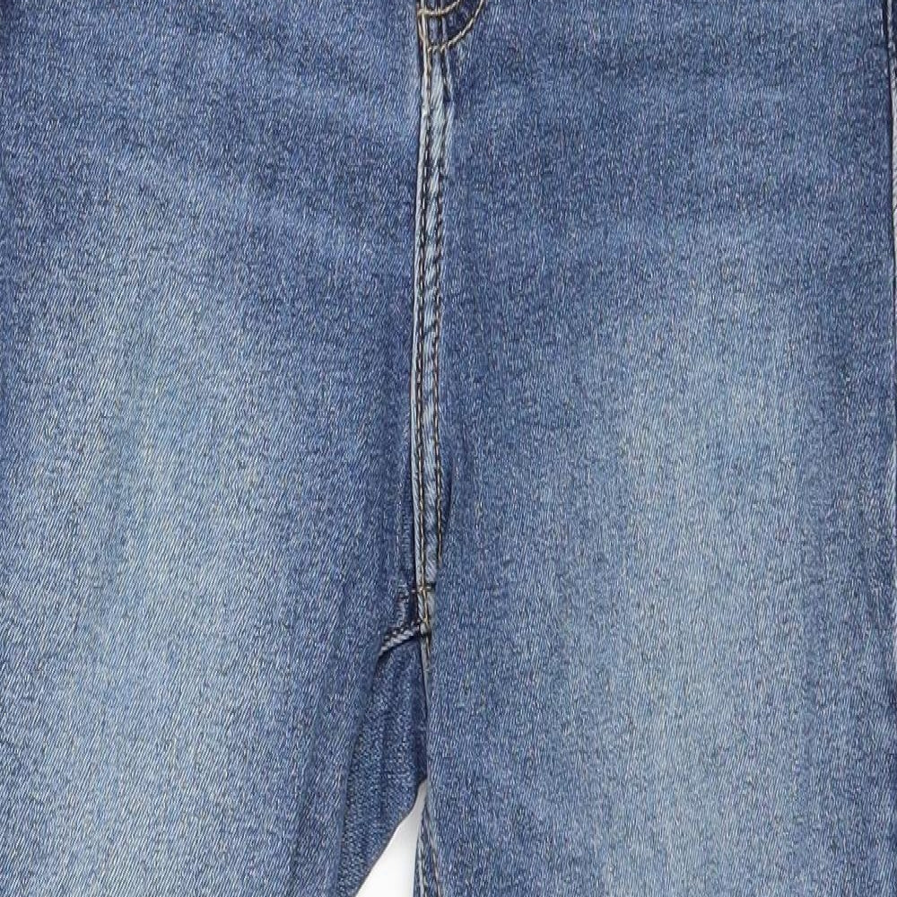 Topshop Womens Blue  Denim Skinny Jeans Size 28 in L30 in