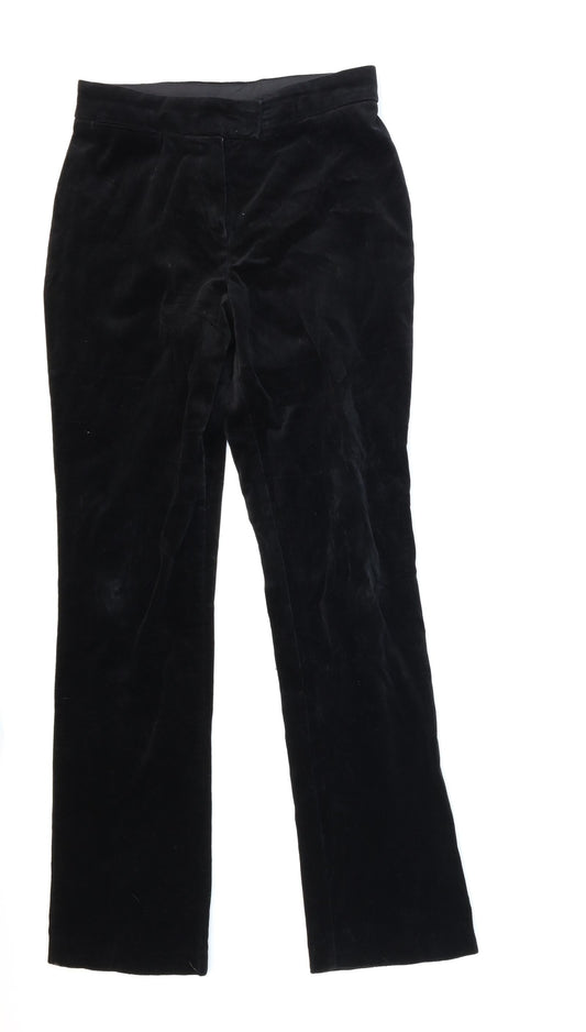 Womens UK Size 10 Marks and Spencer Regular Fit  Black Trousers