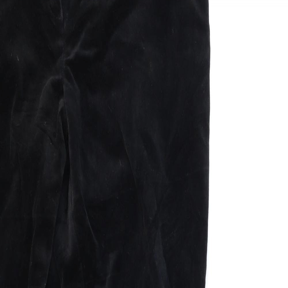 Womens UK Size 10 Marks and Spencer Regular Fit  Black Trousers
