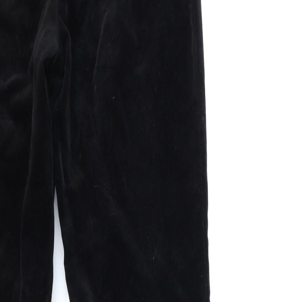 Womens UK Size 10 Marks and Spencer Regular Fit  Black Trousers