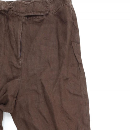 EAST Womens Brown   Trousers  Size 14 L29 in