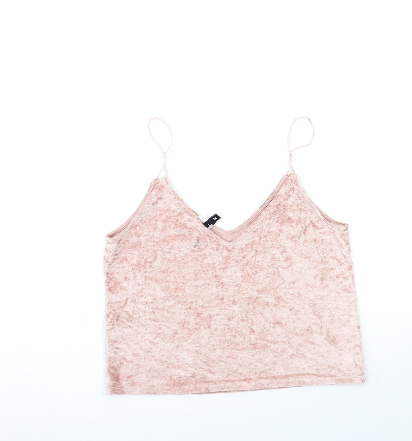 Womens UK Size M H&M Pink Basic Tank