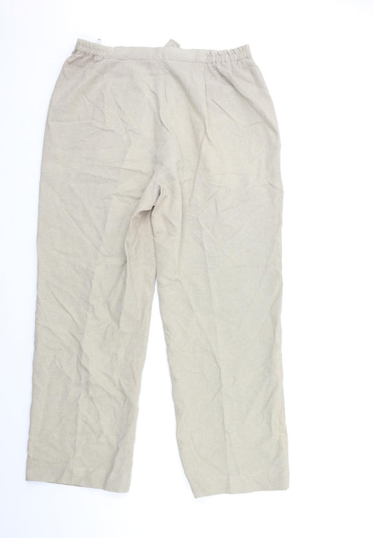 Modern classics Womens Beige   Trousers  Size 34 in L29 in