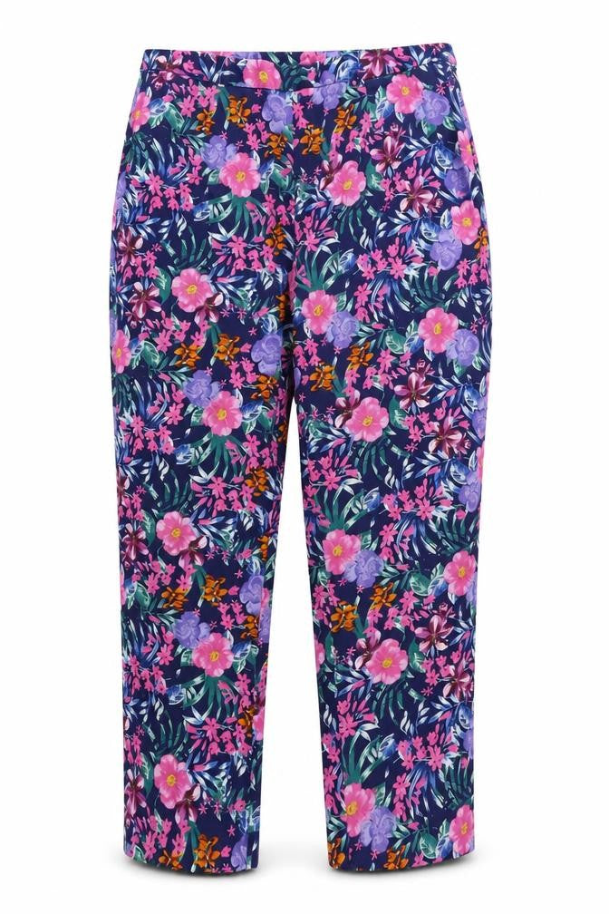 Womens UK Size 16 ISLE Regular Fit  Blue Trousers
