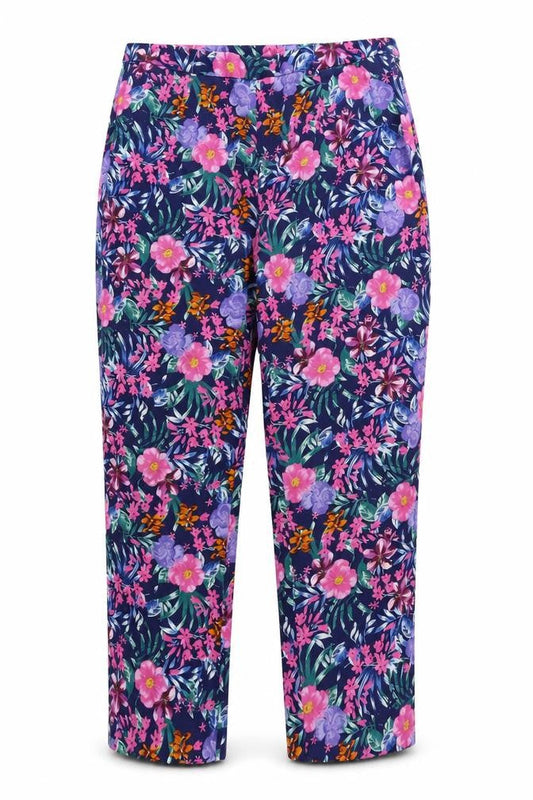 Womens UK Size 16 ISLE Regular Fit  Blue Trousers