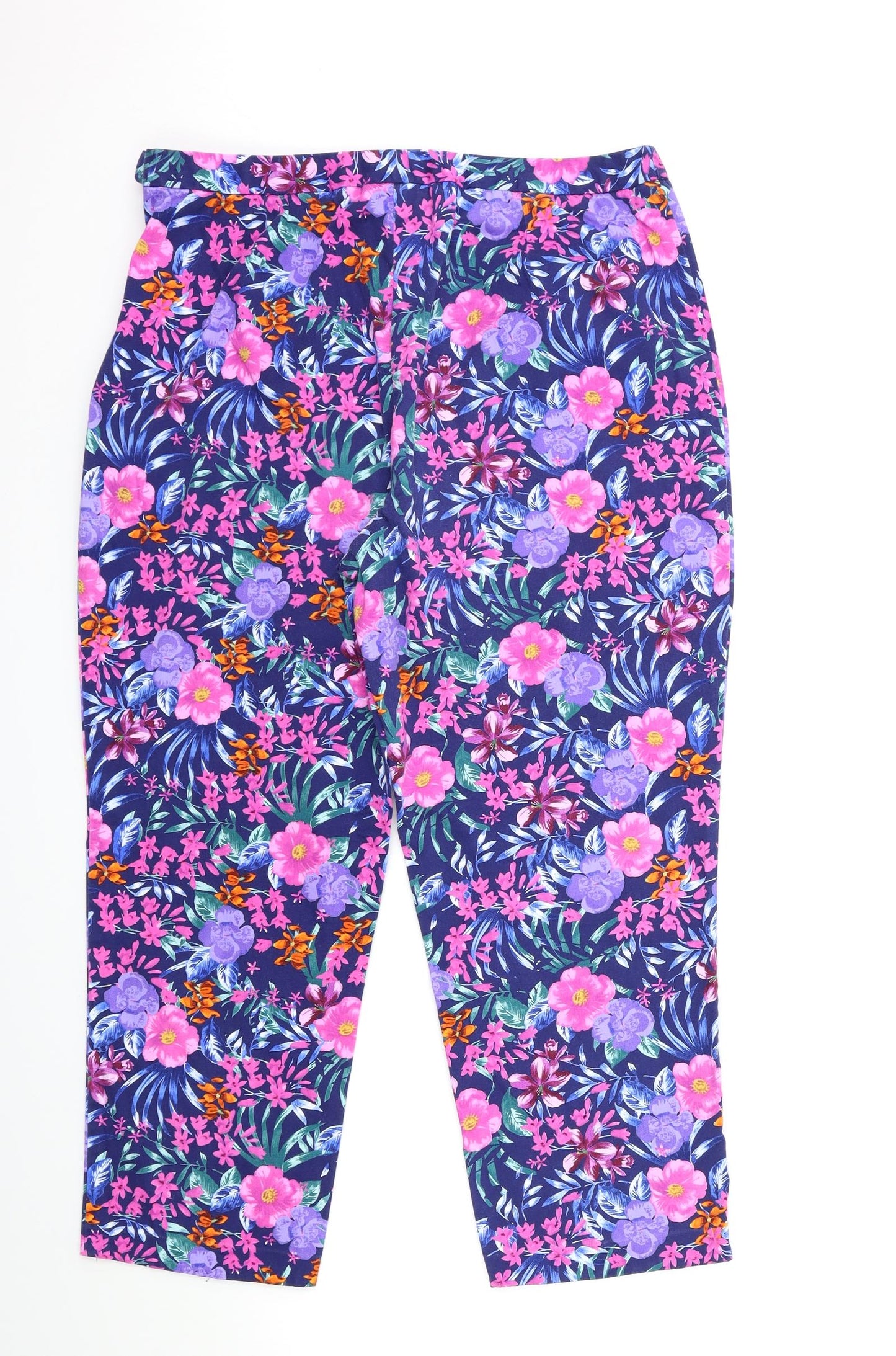 Womens UK Size 16 ISLE Regular Fit  Blue Trousers