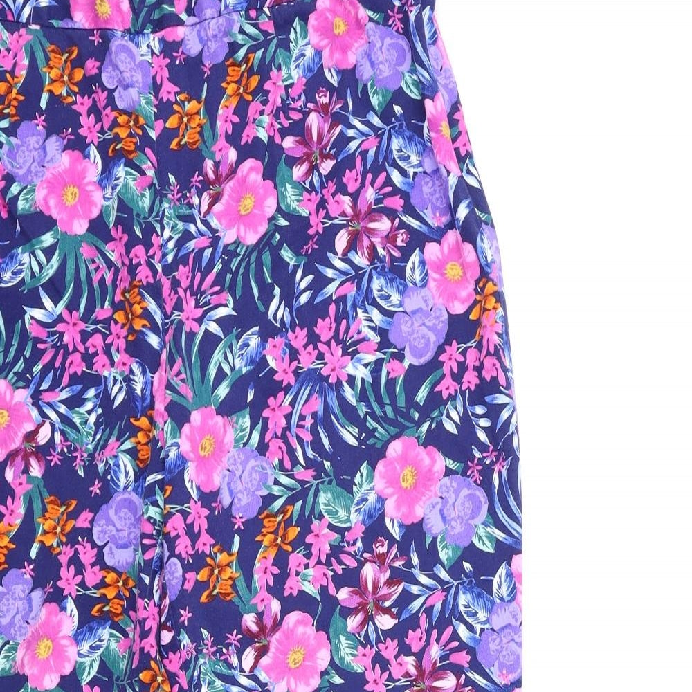 Womens UK Size 16 ISLE Regular Fit  Blue Trousers