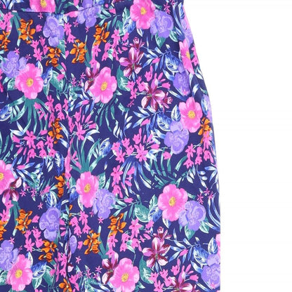 Womens UK Size 16 ISLE Regular Fit  Blue Trousers