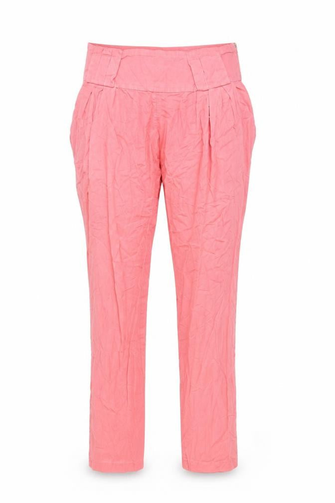 Womens UK Size M Preworn Regular Fit  Pink Trousers