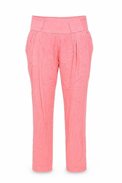 Womens UK Size M Preworn Regular Fit  Pink Trousers