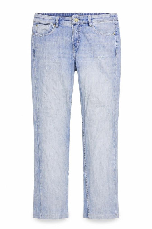 Womens UK Size 30 in Yessica Regular Fit Straight Blue Jeans
