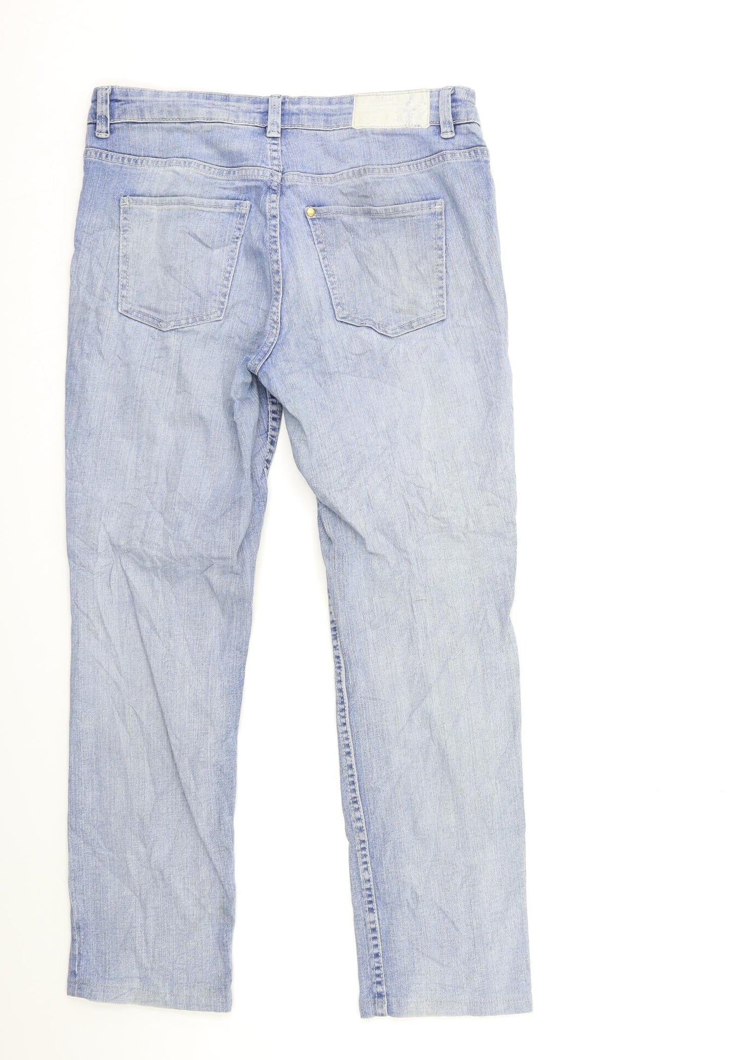 Yessica Womens Blue  Denim Straight Jeans Size 30 in L32 in